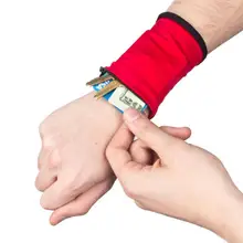 Унисекс, наручный кошелек, сумка, флис, молния, для бега, путешествия, спортзала, велоспорта, безопасный, спортивный, на запястье, сумка, для хранения монет, для ключей, легкий