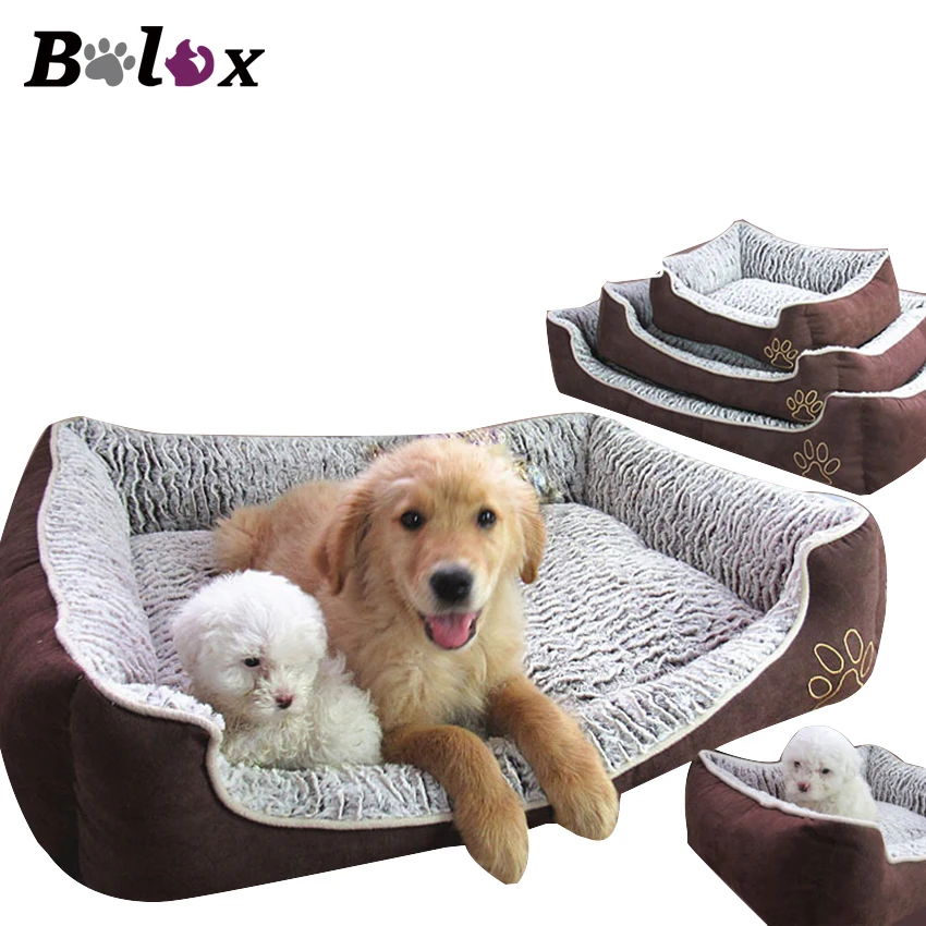 

BOLUX Dog House Soft Material Cotton Padded Bed for Large Medium Dogs Universal Plus Size Pet Cushions Warm Thicken Pet Mats