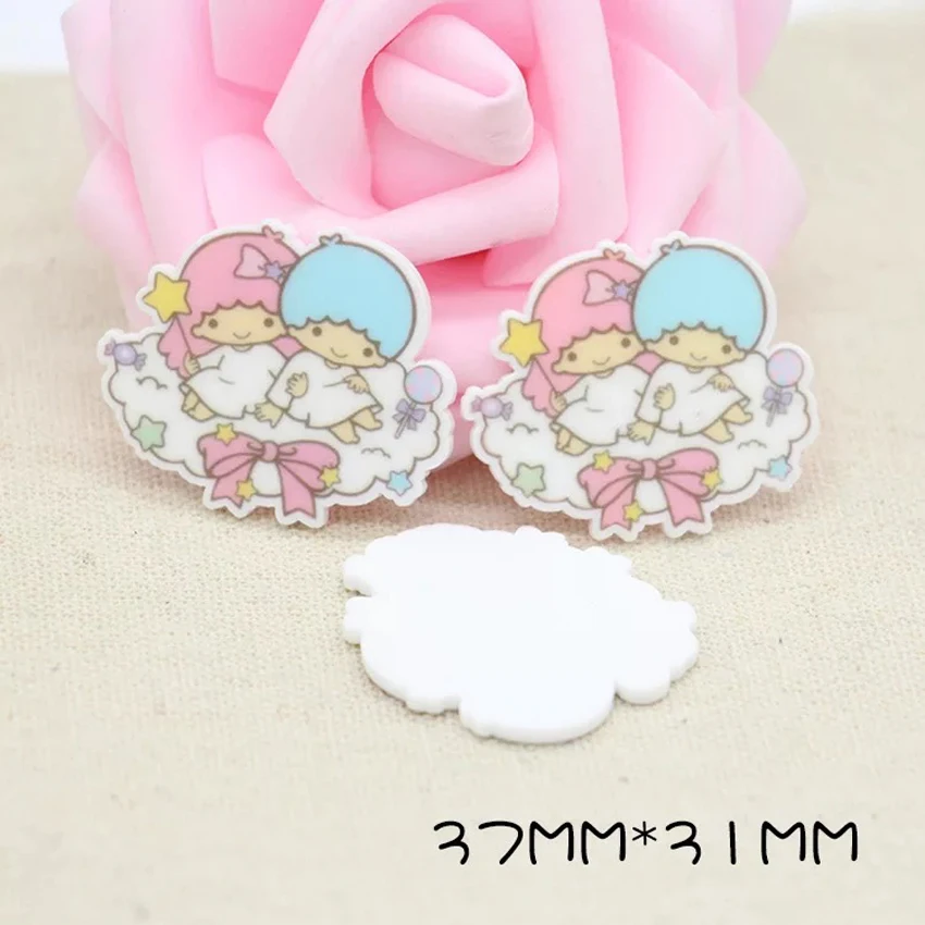 

10 pcs/lot cartoon flat back planar resin kawaii DIY resin cabochons accessories