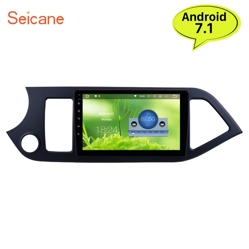 

Seicane 9" 2 Din Quad-core Android 8.1 Car Radio For 2011 2012 2013 2014 KIA PICANTO Morning Bluetooth Wifi 3G Multimedia Player