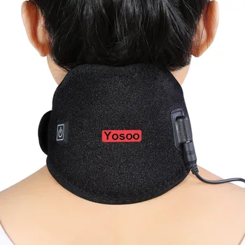 

Electric Heating Neck Support Hot Cold Therapy NeckBrace Protector Health Care Heat Neck Pad Pain Relief