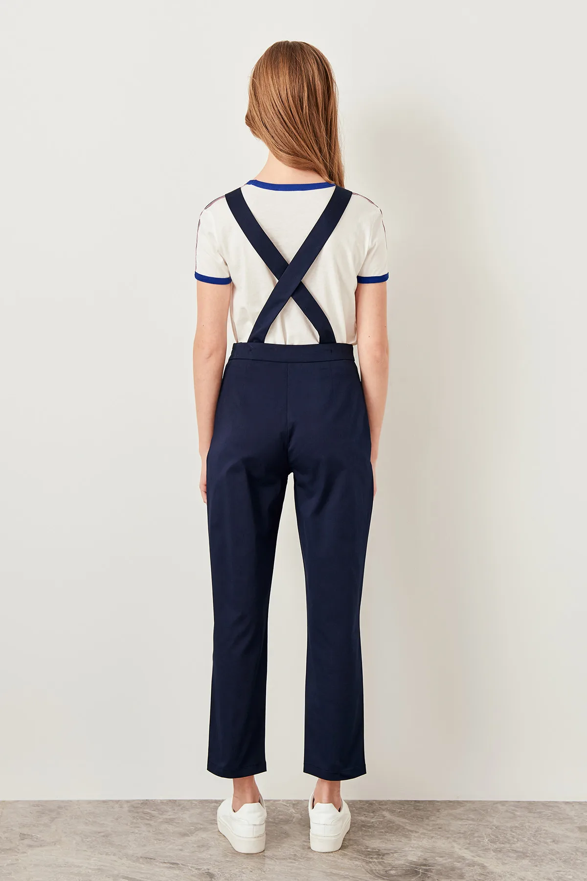 Trendyol Indigo Hanging Jumpsuits TWOSS19AP0107 Trendyol Indigo Hanging Jumpsuits TWOSS19AP0107