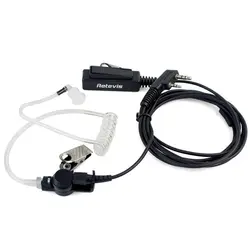 2 Pin наушники для портативной рации микрофон для Baofeng UV5R BF 888 S двухстороннее радио аксессуары C9005A высокое качество