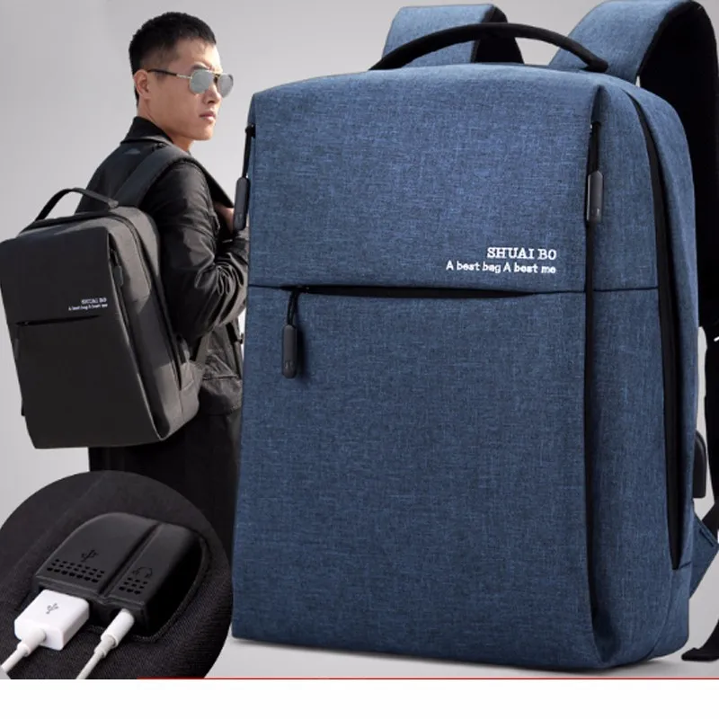 

Business smart backpack male large capacity multi-function computer backpack college student rechargeable Korean backpack