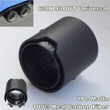1 Piece Matte Carbon Fiber Exhaust tip 63MM INLET OD 93MM OUTLET OD for BMW M Performance adams high performance interactive graphics – m od rend