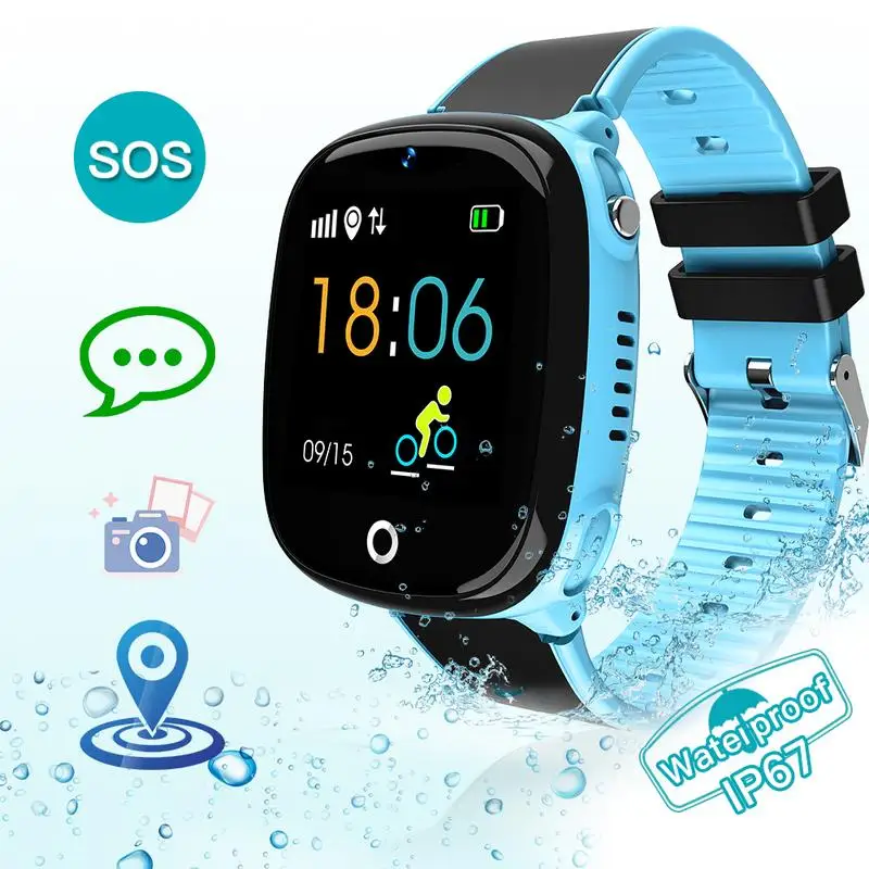 HW11 Детские умные часы телефон gps трекер позиционирование IP67 водонепроницаемые
