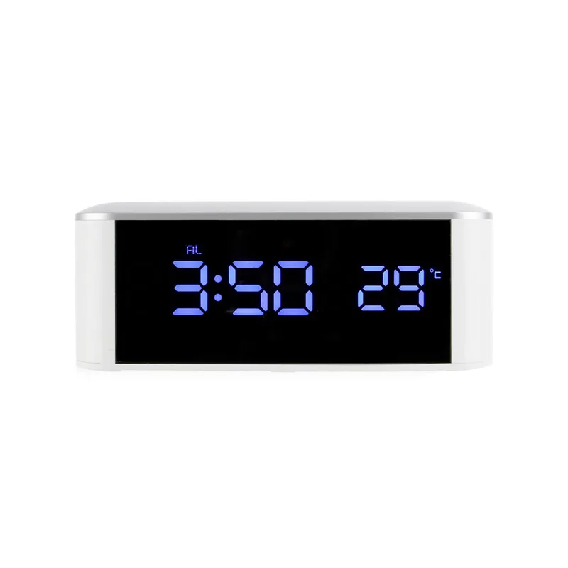 

Household LED electronic clock mirror clock home thermometer with USB Digital Desk Alarm LED Electronic Clock