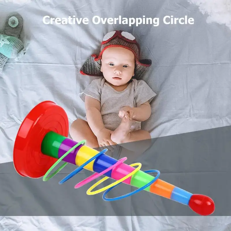 New  Plastic Creative Overlapping Loop Toy Large Size Parent-Child Toys Sports Parent-Child Interactive 