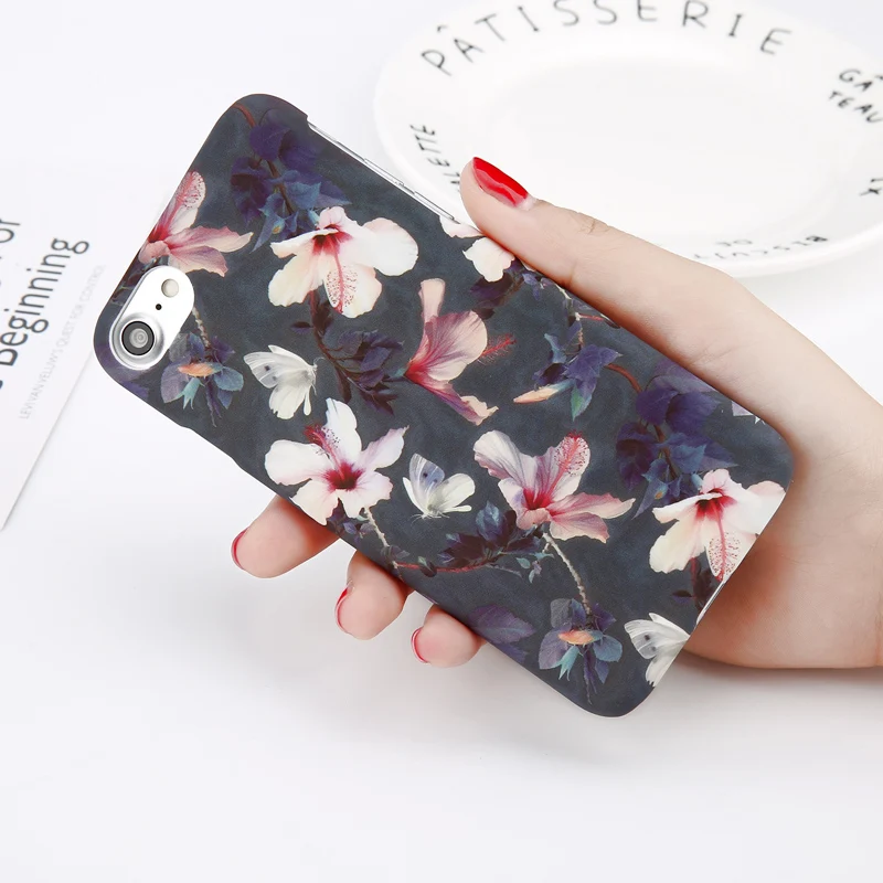 Moskado para iphone 7 XS MAX XR X hojas de piña teléfono caso para iphone 8 7 6 6 s Plus 5 5S cubierta dura de PC de fundas geométricas de flores Moskado para iphone 7 XS MAX XR X hojas de piña teléfono caso para iphone 8 7 6 6 s Plus 5 5S cubierta dura de PC de fundas geométricas de flores