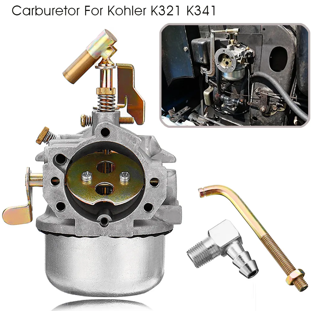 

Carburetor With Accessories For Kohler K321 K341 Engine Motor Carb Cast Iron 14hp 16hp 14HP 16HP
