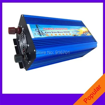 

dual digital display 4000W max 8000W DC12V/24V to AC110V/220V 50Hz/60Hz pure sine wave inverter for solar home use