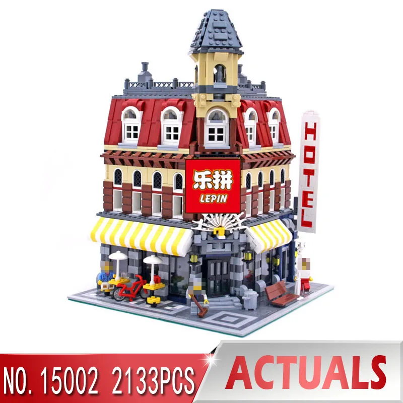 

LEPIN 15002 Cafe Corner Model Building set Blocks Bricks Kits brinquedos 10182 Toys DIY Educational Kids Toys Birthday Gifts