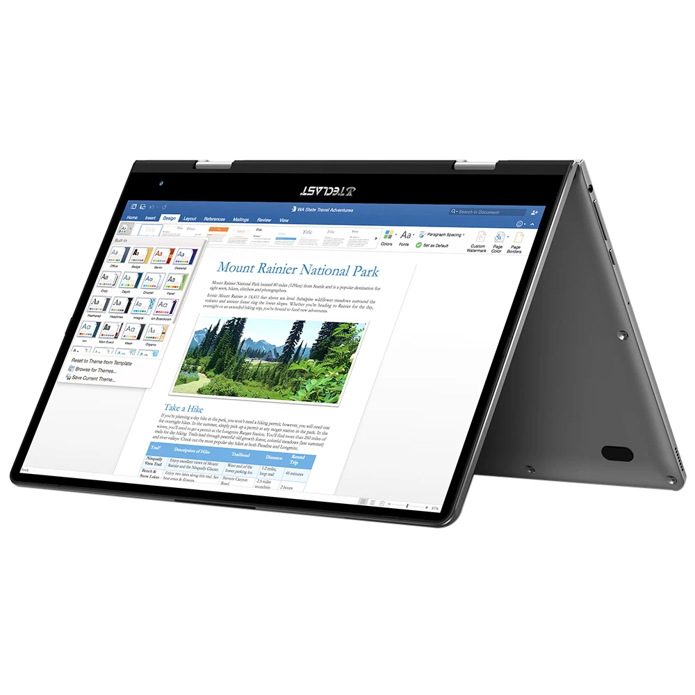 Teclast F5 ноутбука 11 6 inch Intel Близнецы озеро N4100 360 градусов вращающийся Сенсорный