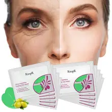 5pair Olive Argireline Firming Eye Mask Moisturizing Smooth Lifting Firmness Eye Serum Dark Circles Fine Lines Green Eye Patches