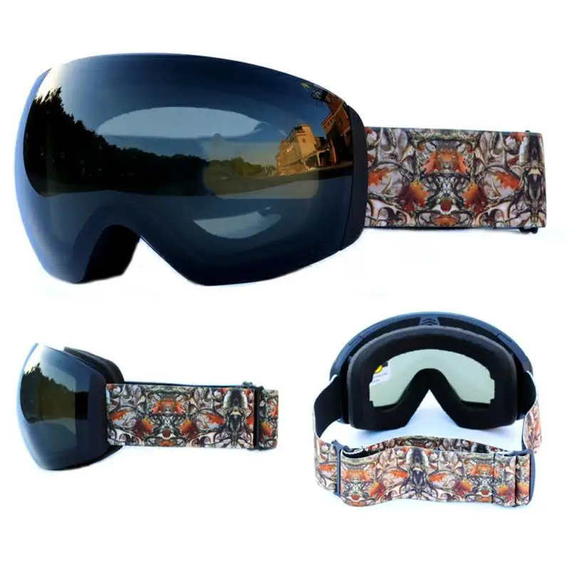 2018 nuevas gafas de esquí doble capa anti-niebla gran esquí gafas máscara de esquí hombres mujeres nieve snowboard gafas