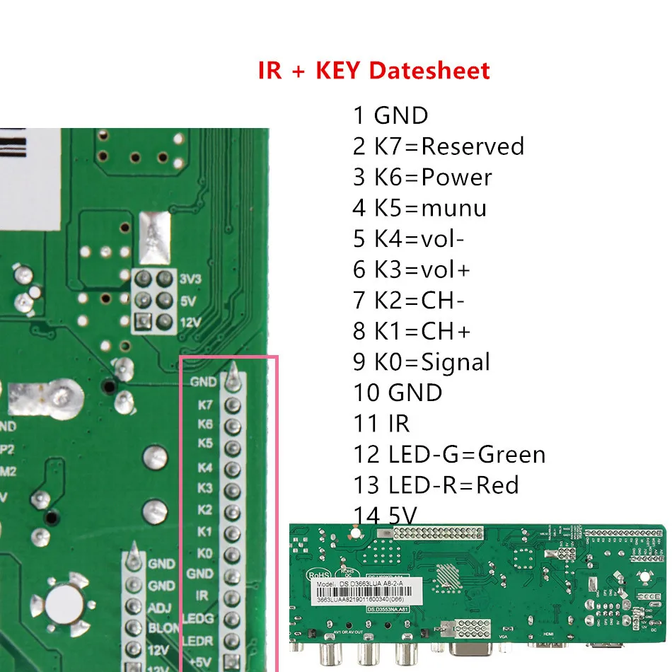 3663 جديد الرقمية DVB-C DVB-T/T2 لوحة تحكم شاملة في التلفزيون الإل سي دي LED TV تحكم لوحة للقيادة الحديد البلاستيك يربك حامل 3463A الروسية