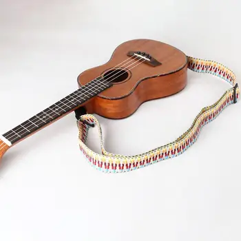 

Rainbow Ukulele Shoulder Straps Spiked Diagonal Small Guitar Braided Straps