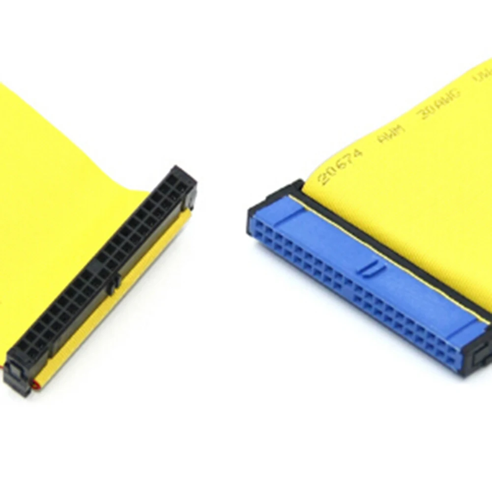 80cm 3 5 IDE ATA 40 Pin Hard Drive Ribbon Cable Computer Extension Wire Connector Dual 4
