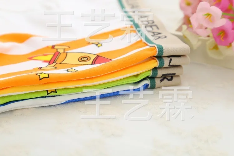 4 teile/los Rakete Streifen Gekämmte Reine Baumwolle Kinder Unterhosen Catamite Gerade Winkel Unterwäsche Unterhose Kind Baby Shorts