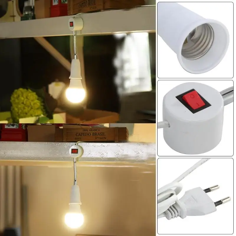 

E27 Bulb Base Sewing Machine Universal Lamp Holder Magnetic Mounting Light Bulb Base