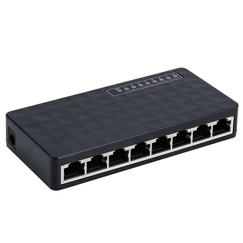 8 Port Gigabit Network Switch 10/100Mpbs Hub Desktop Lan Hub