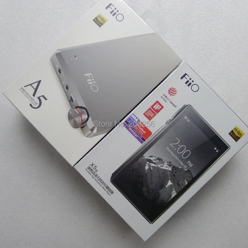 Комплект продажи FiiO Портативный высокого разрешения музыкальный плеер X5 3rd X5III и
