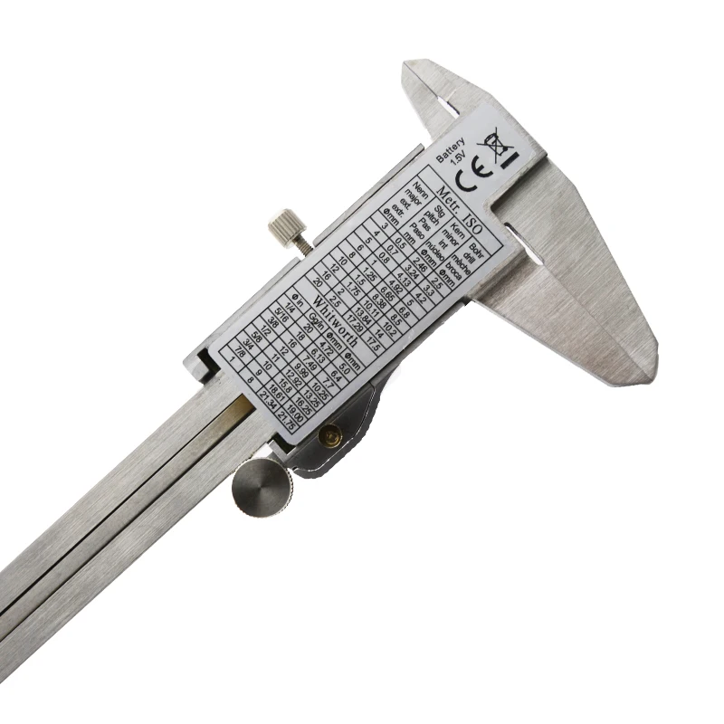 US $20.49 0150mm Stainless Steel Digital Caliper Measuring Tools Electronic Digital Vernier Calipers Metal Measuring Instrument 6 Inch