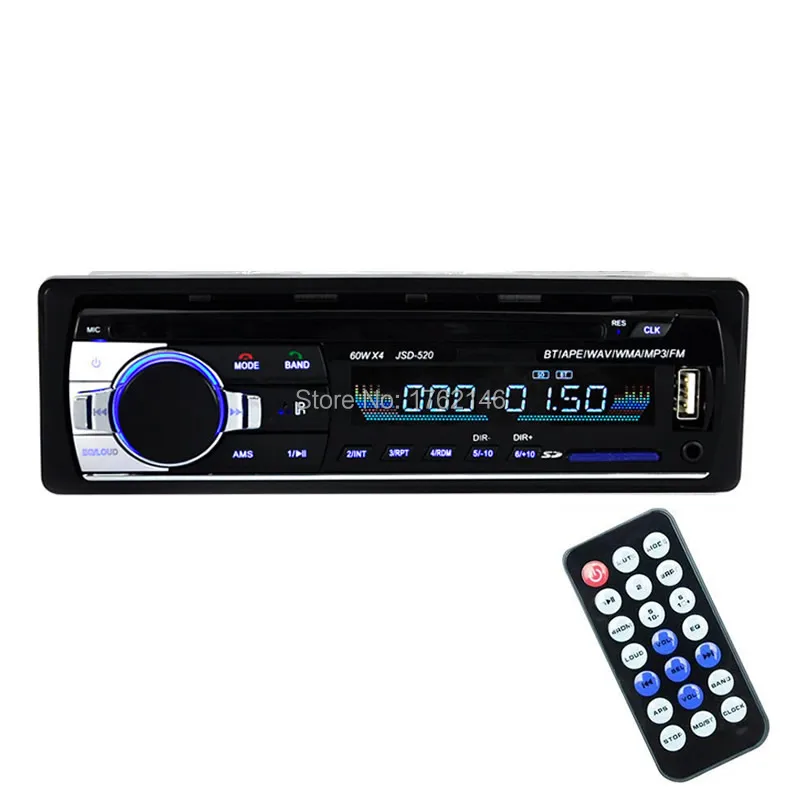 Автомобильный радиоприемник JSD520 цифровой стерео плеер с поддержкой Bluetooth 2 0