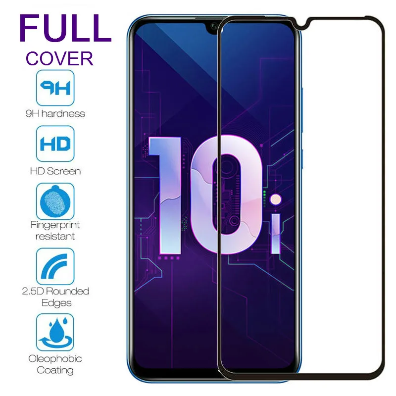 

Front Tempered Glass For Honor 10i 20i 8S 8A 8C 8X MAX Screen Protector For Huawei Y5 Y6 Y7 Pro Y9 P Smart 2019 Full Cover Film