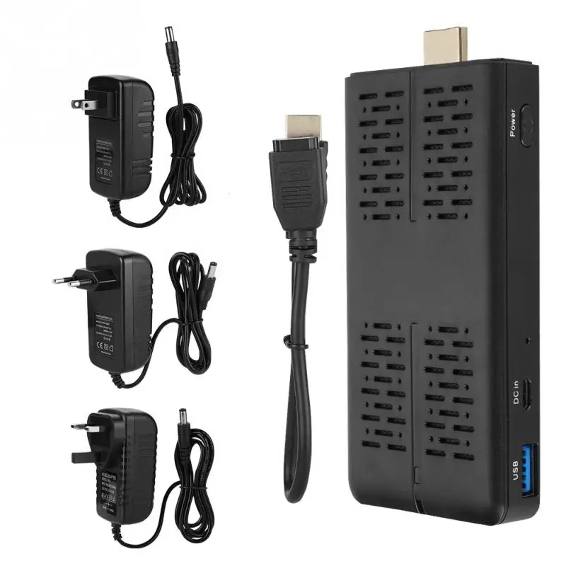 

Portable Dual System Mini PC For windows10 Intel Apollo Chip N3350 (2+32GB) BT4.0 100-240V