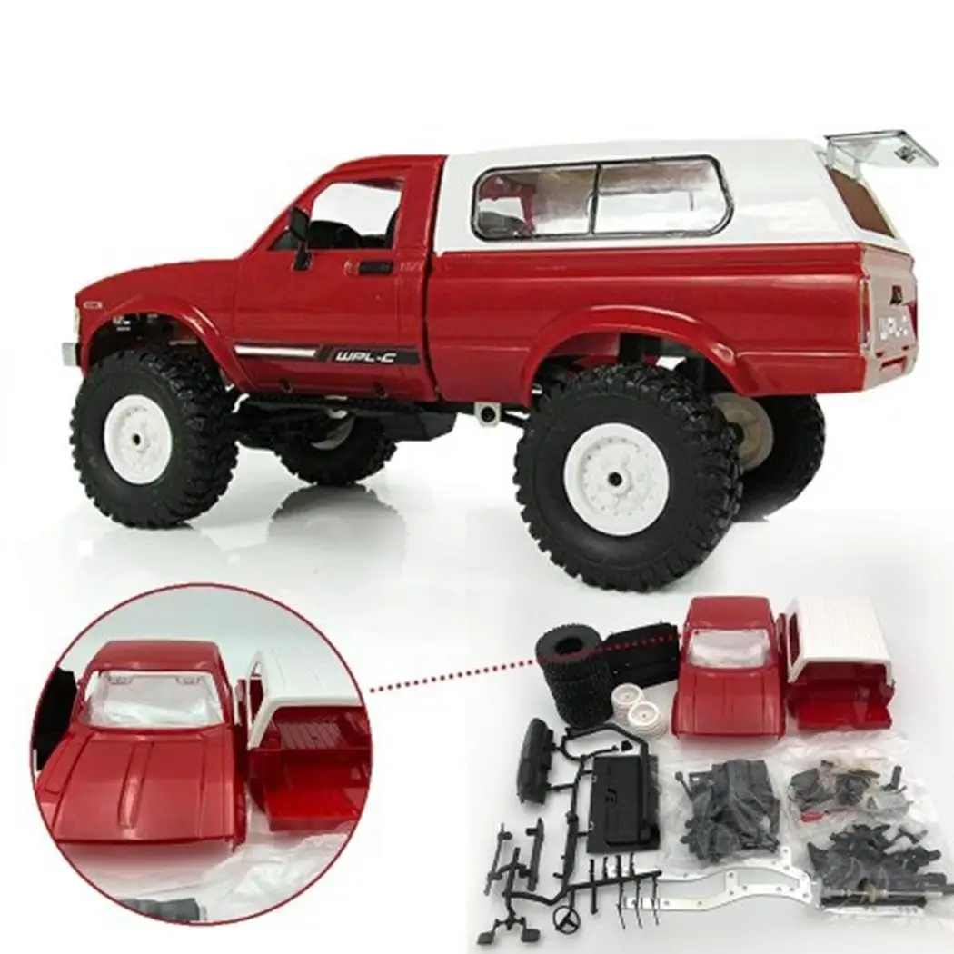 DIY RC Car KIT Remote Control Car RC Crawler Off-road Car Buggy Moving Machine RC Car 4WD Kids Toys