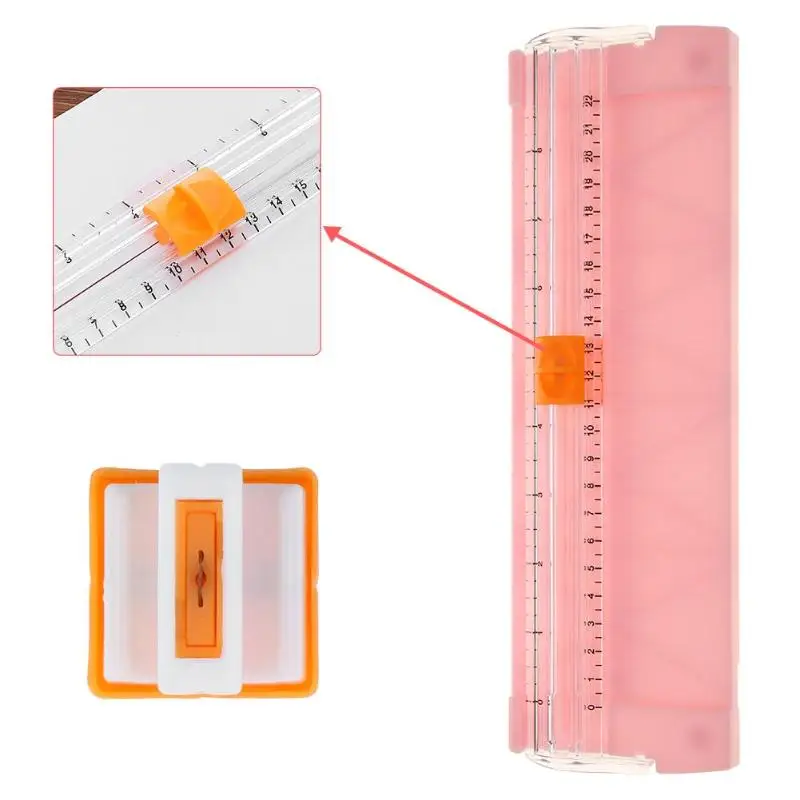 1PC Triple Track Paper Trimmer Blades for Photo Paper Cutter Guillotine Card Trimmer Ruler Home Office Mini Paper Cutter