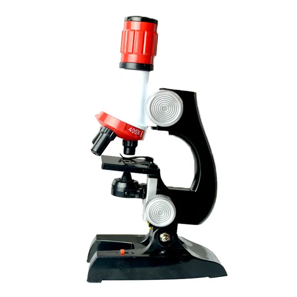 Educational Microscope Kit Lab LED 100X-1200X Home School Educational Toy Gift For Kids Boys 88 YJS Dropship