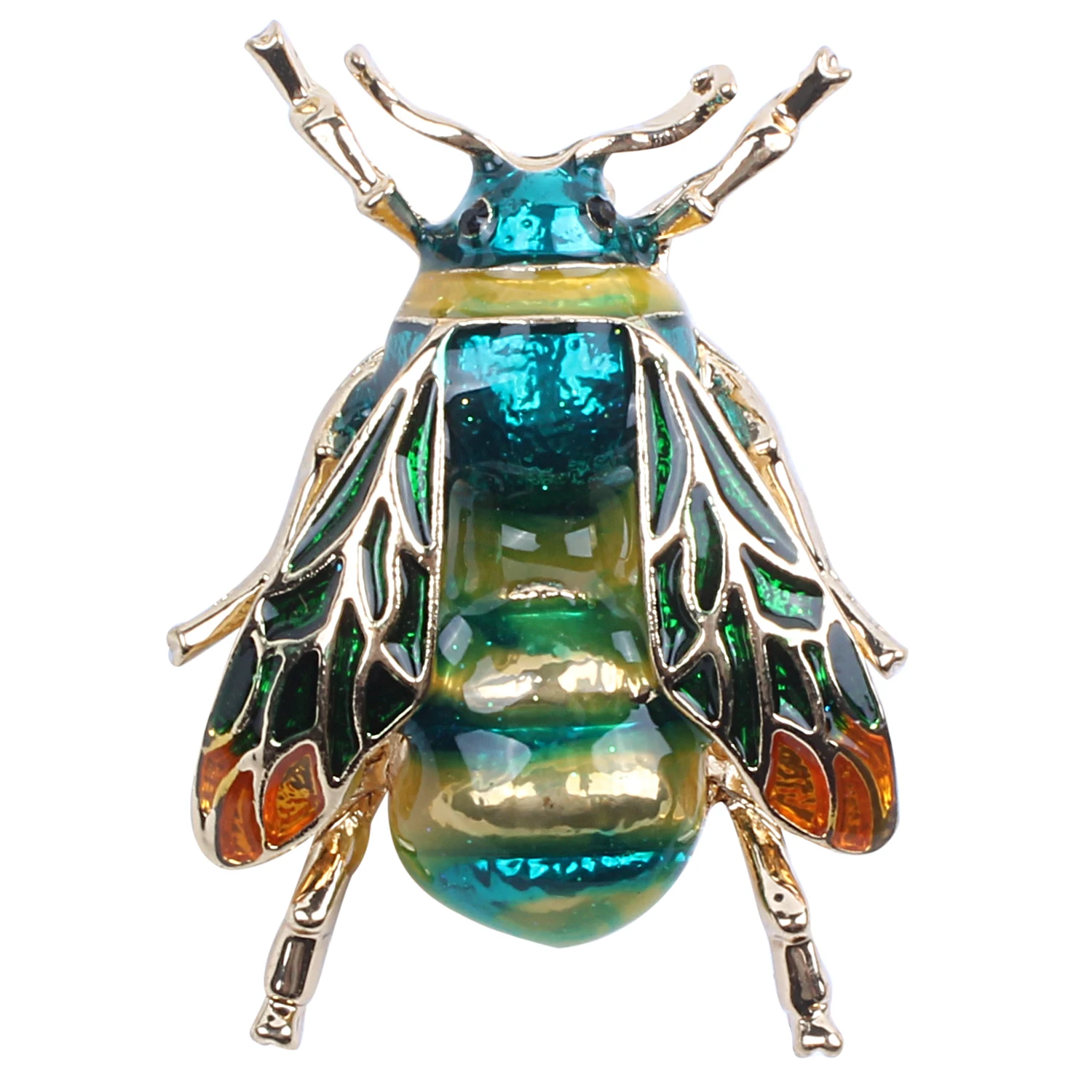 Fashionable Bumble Bee Crystal Brooch Pin Costume Badge Party Jewelry