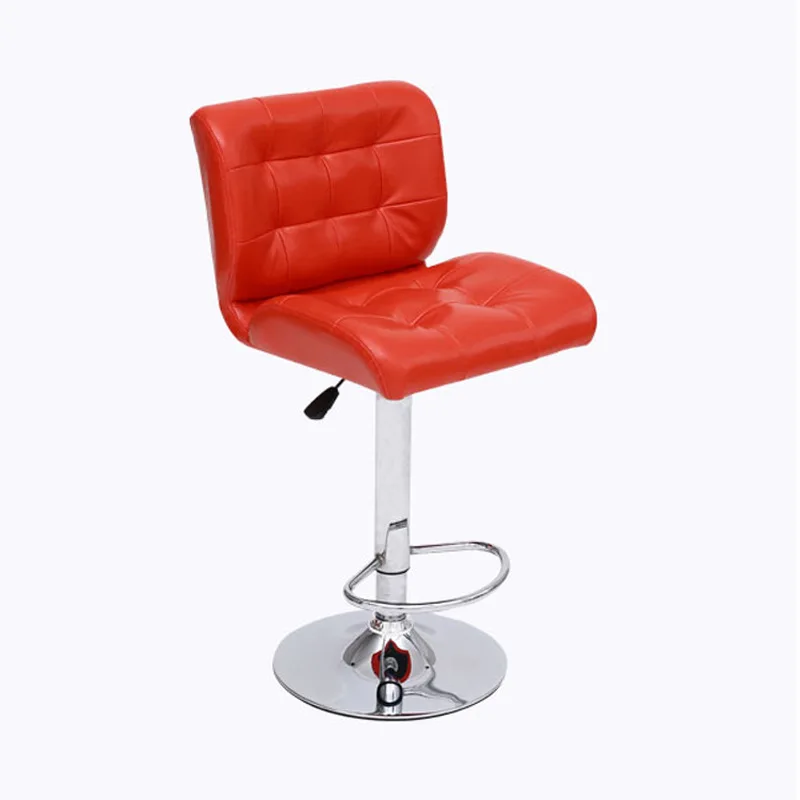 Generous European high-end leisure lifting bar chairs rotating bar chair with backrest
