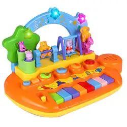 12 ключей Младенческая электронная пианино клавиатура Мини Музыкальные игрушки детские маленькие пианино музыка раннее образование