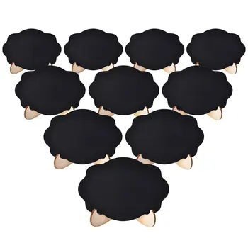 

20 Sets Mini Chalkboard Signs Small Blackboard with Wooden Frame Easel for Kids Craft and Party Wedding Event Table Decor