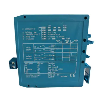 

12V/24V Single Vehicle Loop Detector For Gate Parking Traffic Signal Control System Loop Vehicle Detector