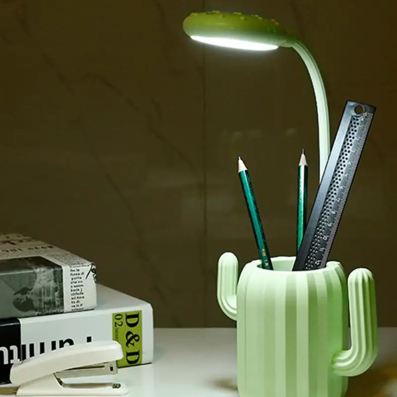 Складная портативная Светодиодная настольная лампа Usb перезаряжаемая детская