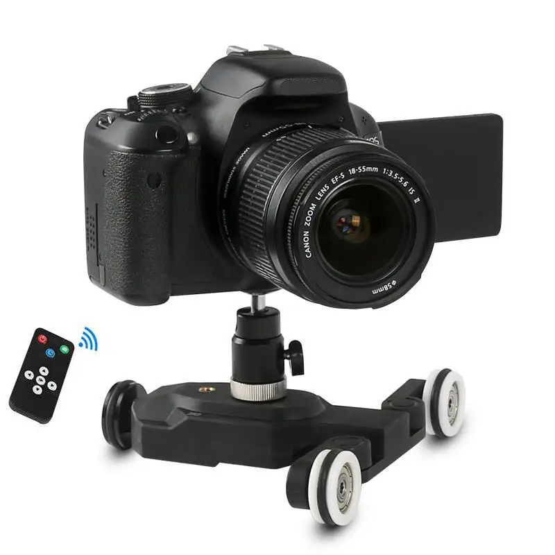 3-Wheels Wirelesss Video Camera Auto Dolly Track Slider Car Rail for DSLR Cameras Camcorders |