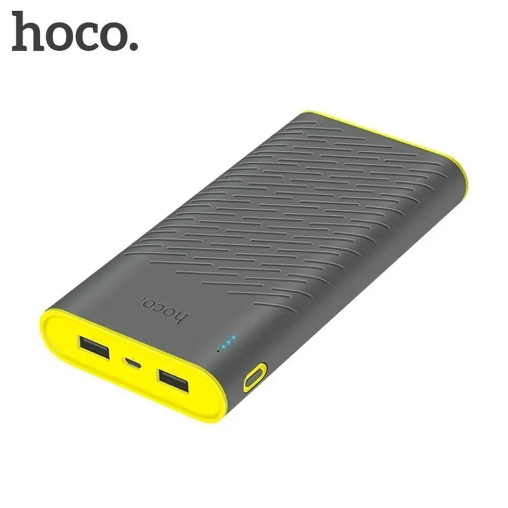 HOCO внешний аккумулятор 30000 мАч Внешний для телефона Быстрая зарядка Xiaomi Mi iPhone samsung
