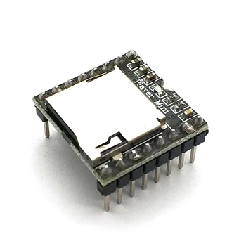 

DFPlayer Mini MP3 Player Module MP3 Voice Decode Board Supporting TF Card U-Disk IO/Serial Port/AD MP3-TF-16P for Arduino UNO