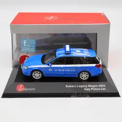 J коллекция 1:43 SUBARU Legacy универсал полиция Италия автомобиль 2003 JC285 литья под давлением модели Ограниченная серия Коллекция игрушки