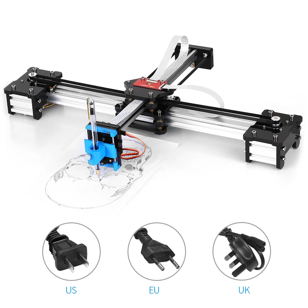 

Desktop DIY Assembled XY Plotter Pen Drawing Robot Drawing Machine Painting Handwriting Robot Kit 100-240V