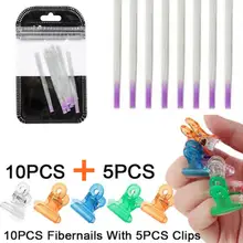 Наращивание геля для ногтей для дизайна ногтей удлинение заколки из фибры набор для наращивания пальцев акриловый инструмент для профессионального маникюра