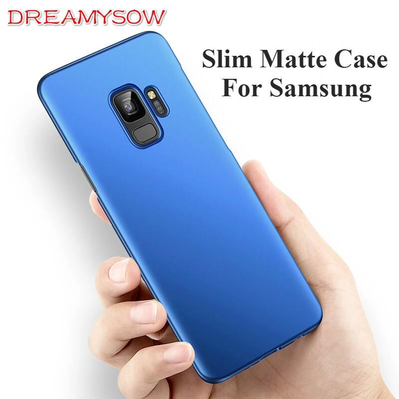 

Colorful Matte Cases For Samsung A750 A6 A8 Plus J4 J6 2018 Galaxy Note9 S9 S8 Plus Note8 J3/5/7 A3/5/7 Hard PC Full Phone Bag