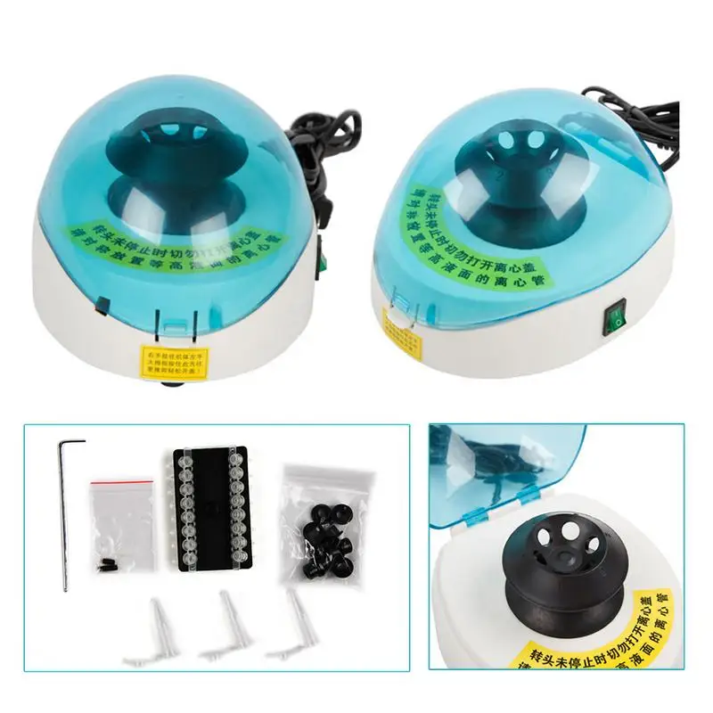 

Mini Centrifuge Laboratory Centrifugal Low Speed Engine 4000rpm Testing Machine 0.2ml-2ml Centrifuge Tube