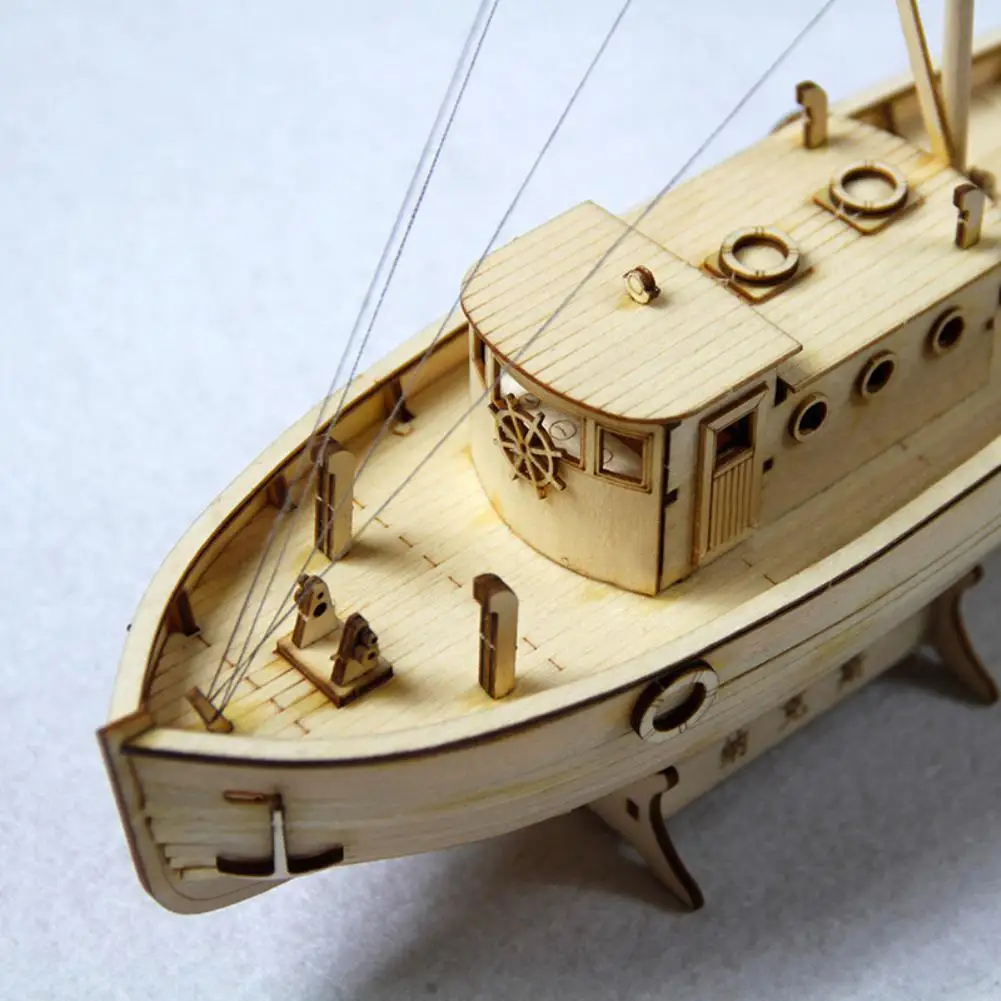 RCtown Собранный Nurkse рыбацкая лодка Моделирование дети DIY головоломка игрушка