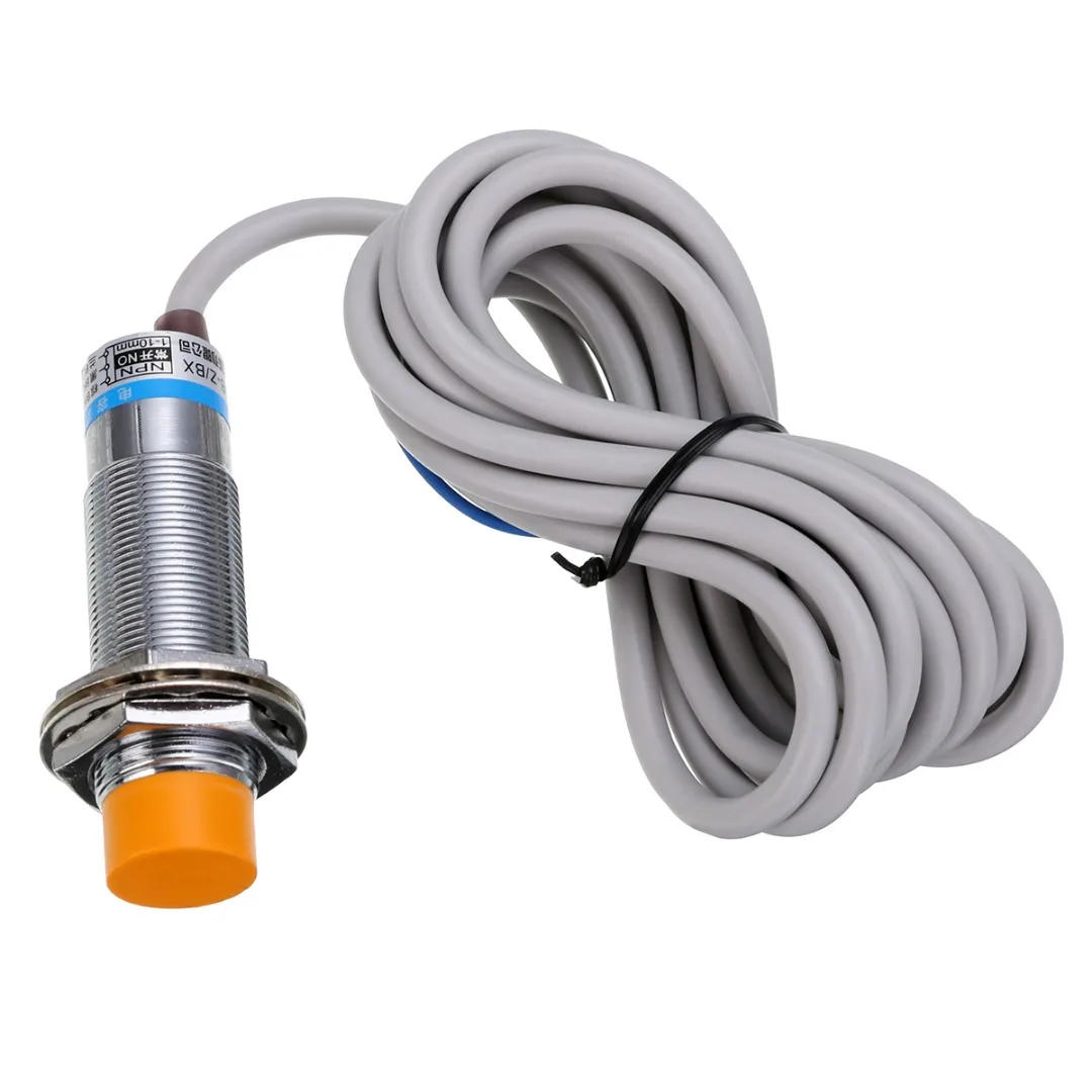 

1pc DC 6-36V Capacitive Proximity Sensor Cylindrical NPN NO Approach Sensors Switch with 120cm Cable