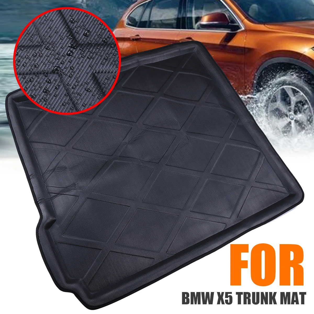 

New Arrival Rear Trunk Cargo Boot Mat Liner Tray Car Styling Custom Cargo Liner For BMW X5/ X5 M E70 F15 F85 2007-2018